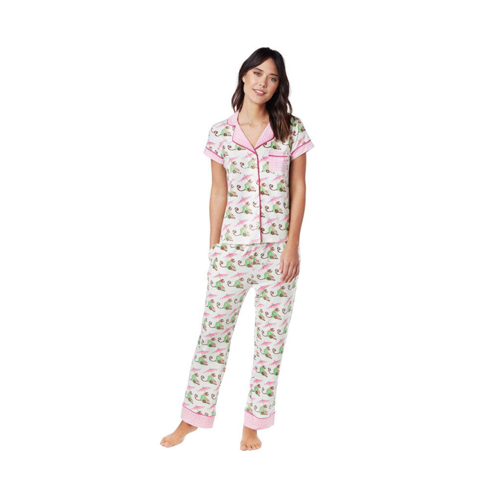 The Cat's Pajamas - Monkey Biz Pima Knit Pajamas
