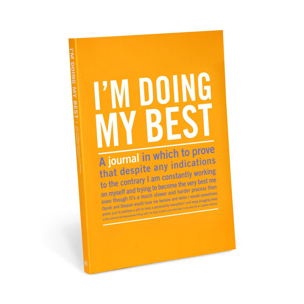 Knock Knock - I’m Doing My Best Journal - Sleep Like Boots