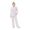 Cat's Pajamas - Queen Bee Lavender Pima Knit Pajamas
